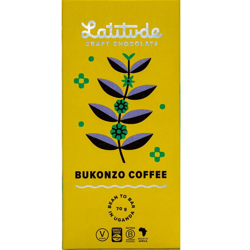 LATITUDE | Dunkle Schokolade »Bukonzo Coffee« 70% | 70g