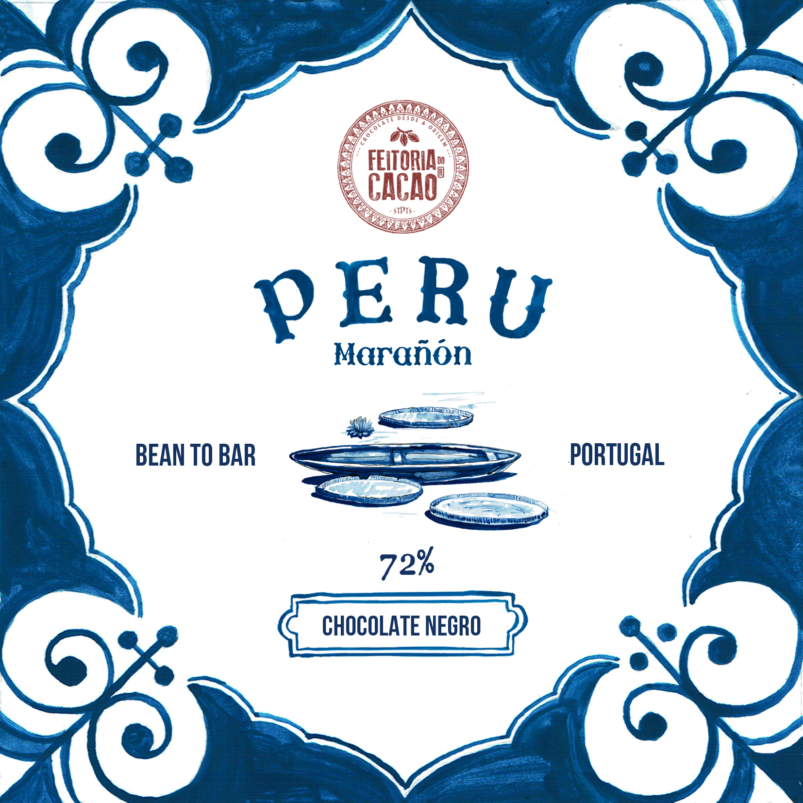 FEITORIA DO CACAO | Schokolade »Peru Marañón« 72% | 50g