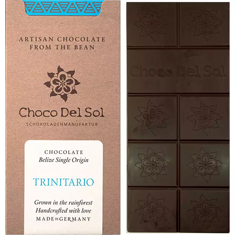 Trinitario Schokolade mit Nibs von Choco del Sol
