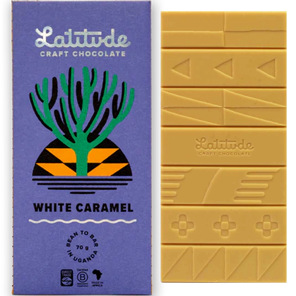 Latitude Weiße karamelisierte Schokolade White Caramel Uganda