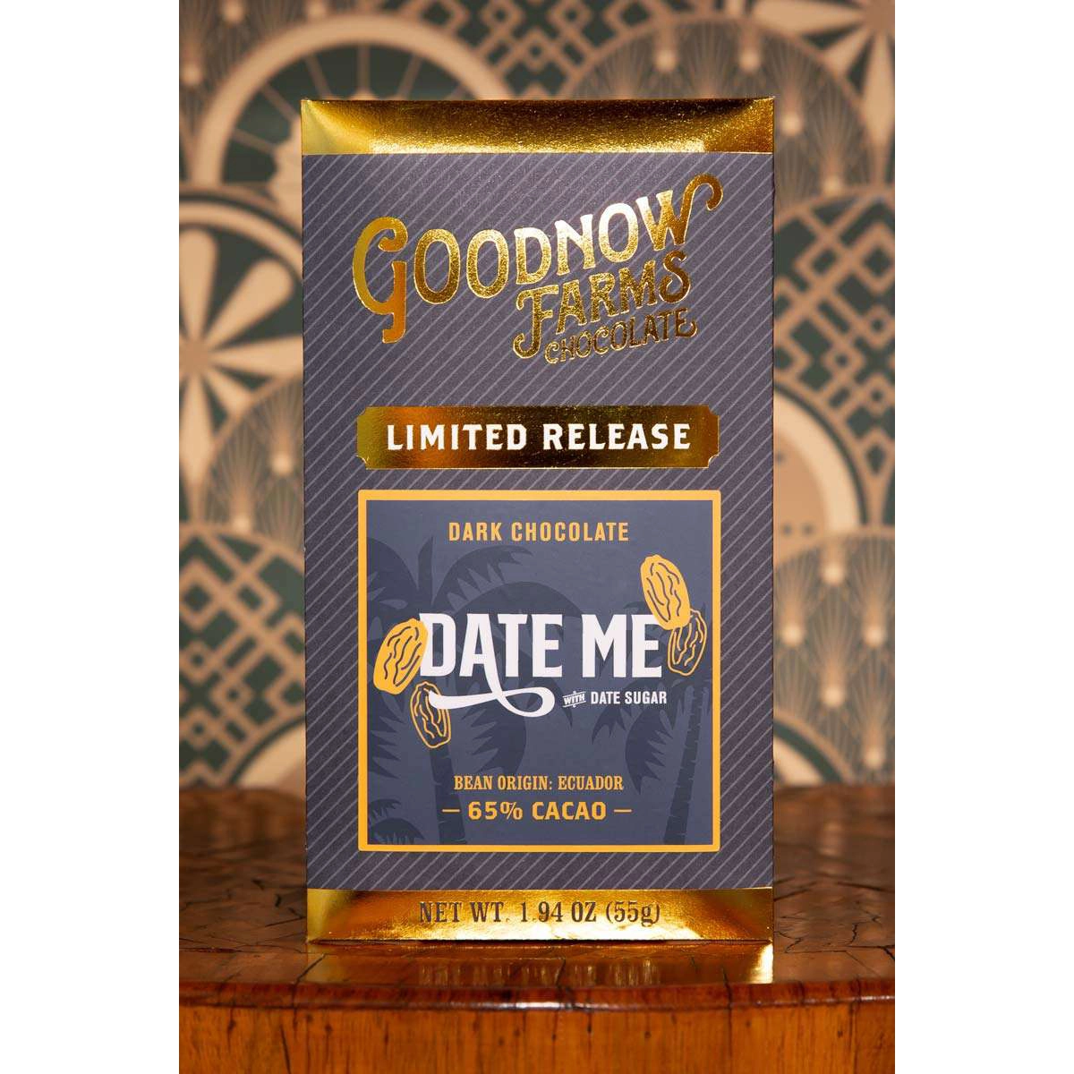 Single-Origin Schokolade aus Ecuador, gesüßt mit Deglet-Noor-Datteln