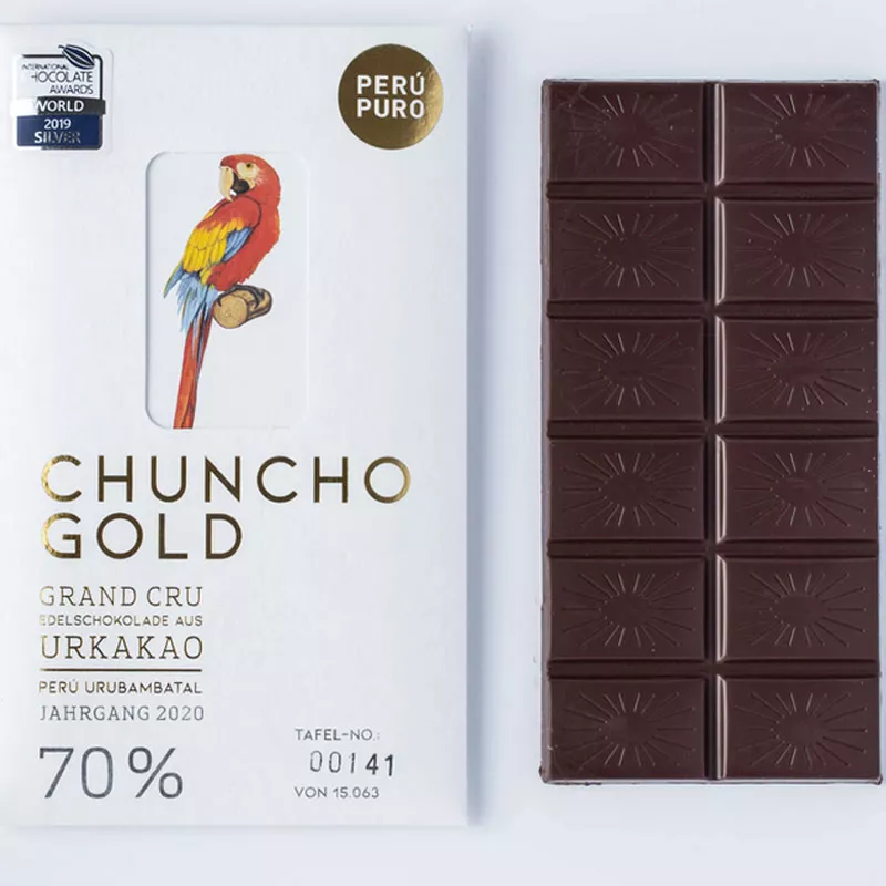 PERÙ PURO | Edelschokolade »Chuncho Gold« PERÙ PURO | Edelschokolade Chuncho