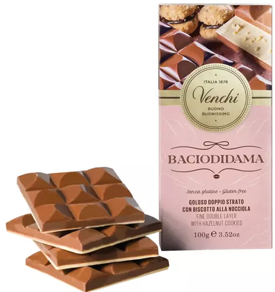 Baciodidama Schokolade mit Nougat von Venchi