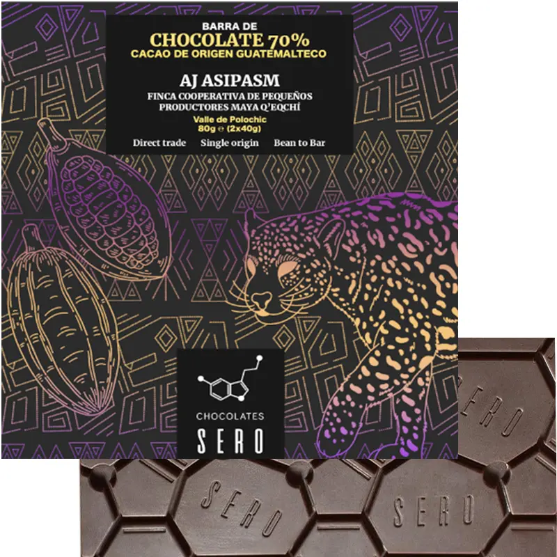 Chocolate 70% Aj Asipasm von Sero Guatemala