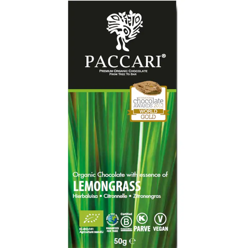 Paccari Schokolade Lemongras von Pacari