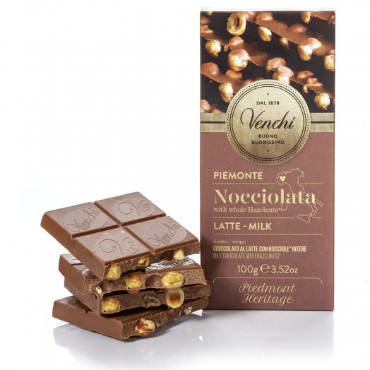 VENCHI | Milchschokolade mit Haselnüssen »Nocciolata« 100g