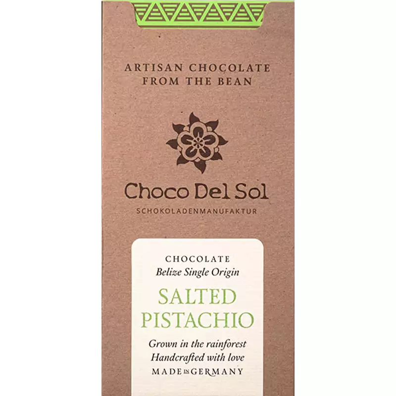 Salted Pistachio Schokolade von Chopco del Sol