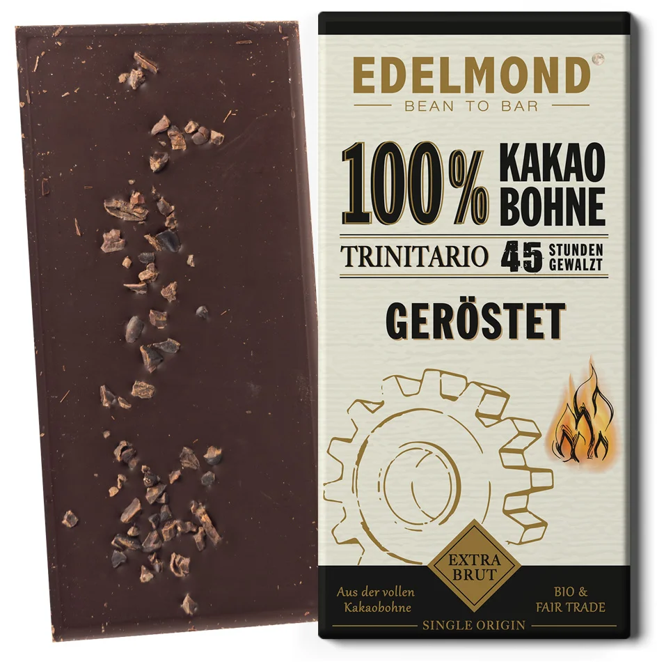EDELMOND Trinitario 45 100 % – Kakaomasse aus Deutschland, Single-Origin