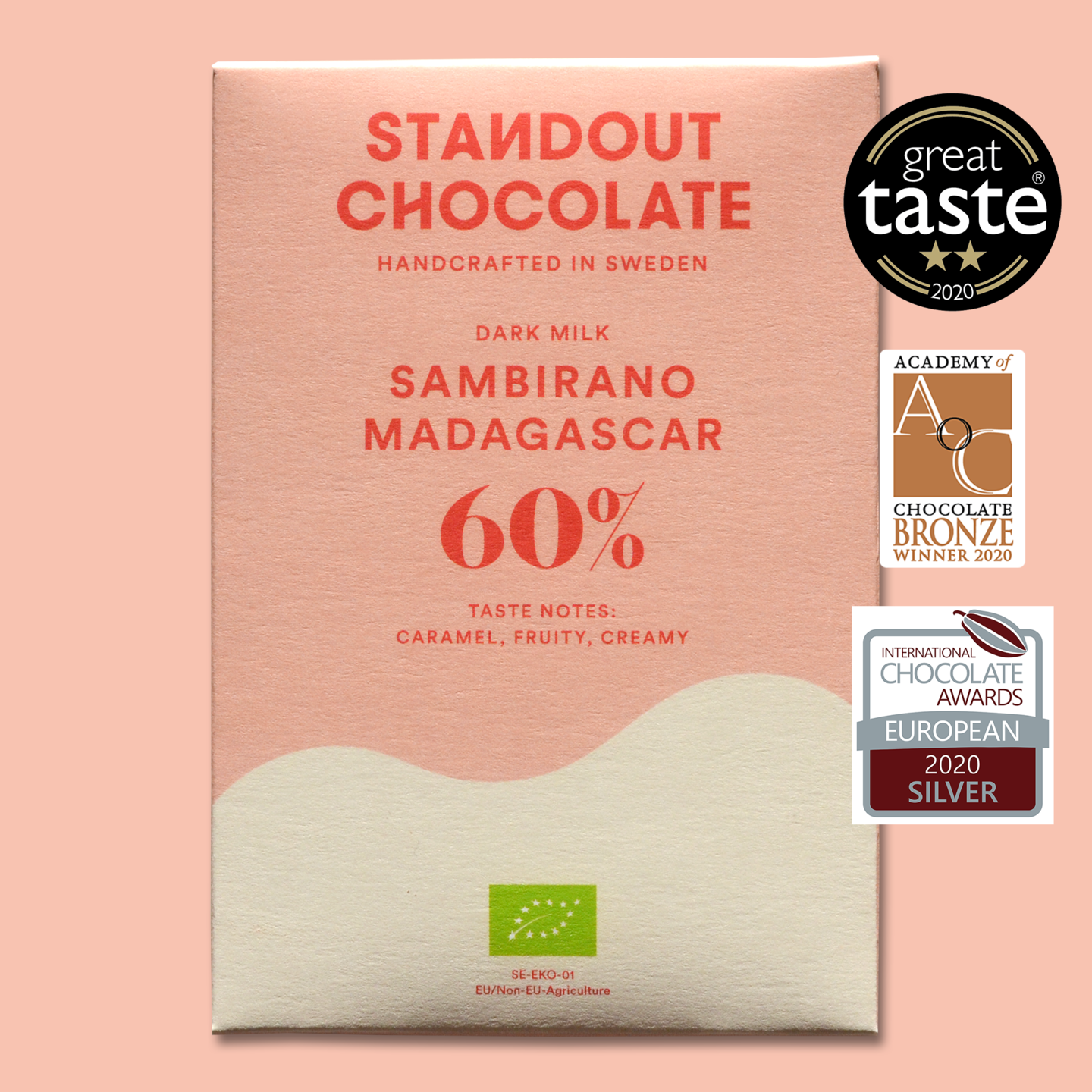 STANDOUT CHOCOLATE Milchschokolade | Dark Milk »Madagascar Sambirano« 60% 