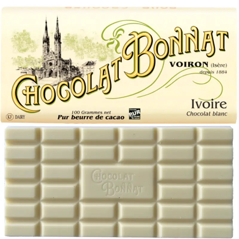 Ivoire blanc Beste Weiße Schokolade von Chocolatier Bonnat Frankreich