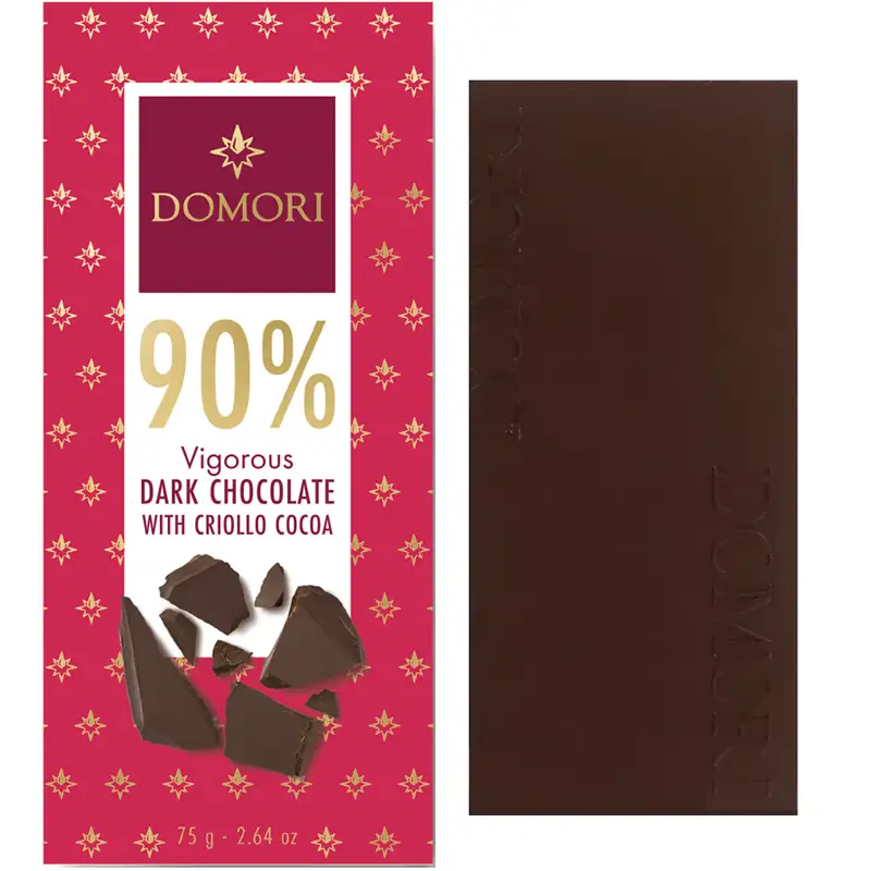 Vigorous 90% Schokolade with Criollo von Domori Italien