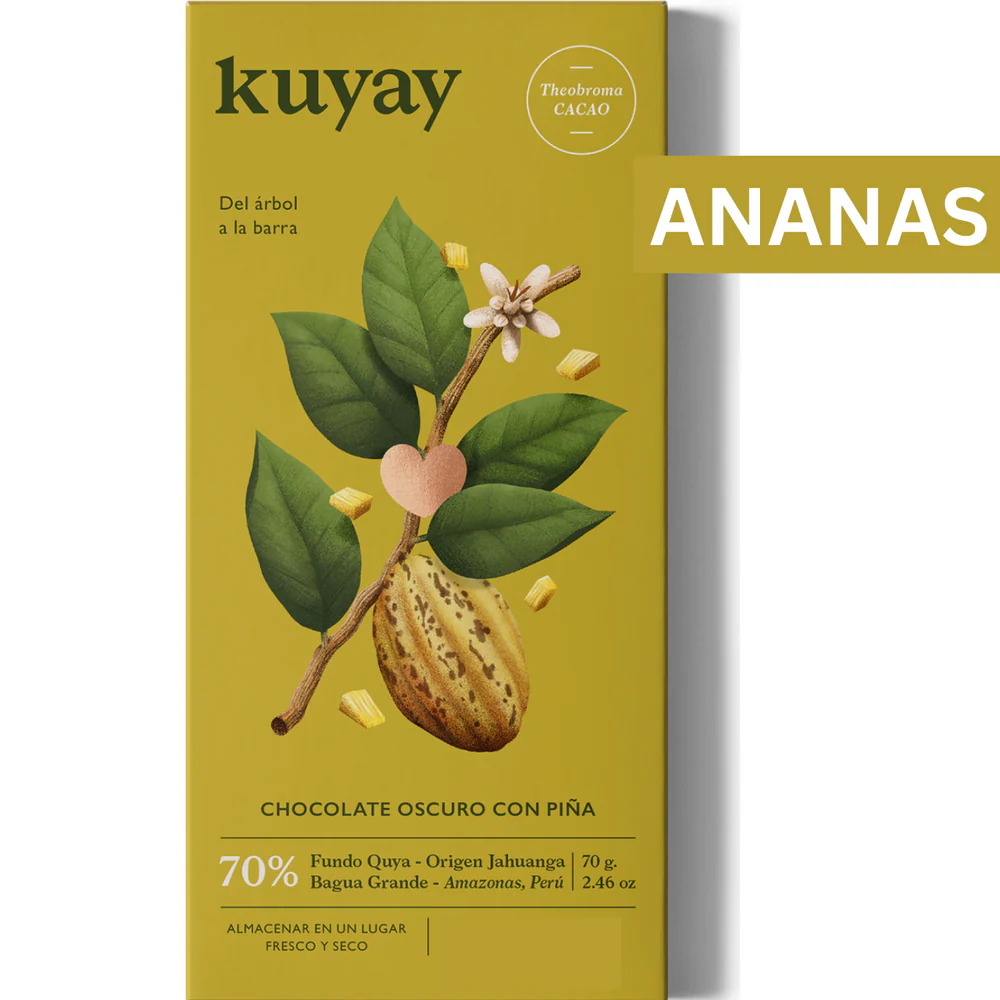 Peru KUYAY Ananas Schokolade mit Amazonas-Kakao