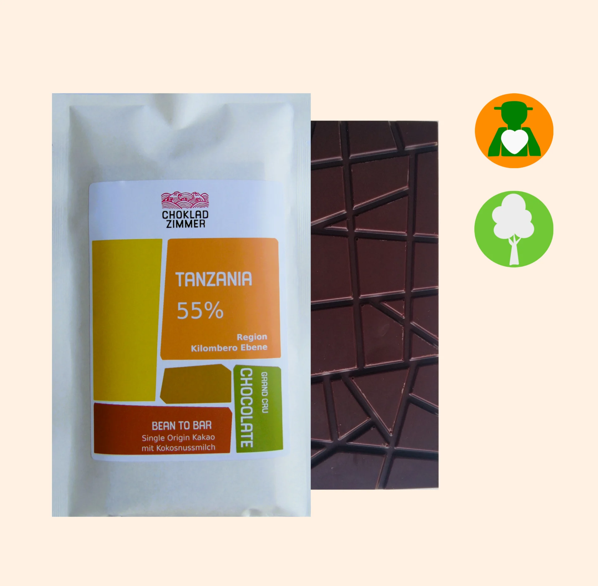 Tanzania Schokolade von Choklad Zimmer aus Born vom Darß