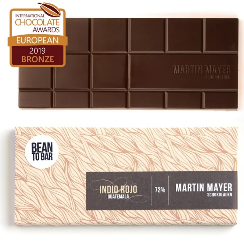 Indio Rojo Guatemala Schokolade von Martin Mayer Österreich
