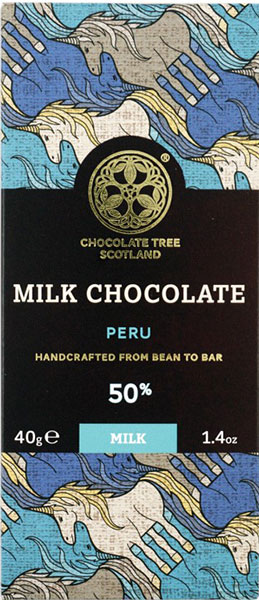 Milchschokolade von Chocolate Tree mit 50% Kakaogehalt