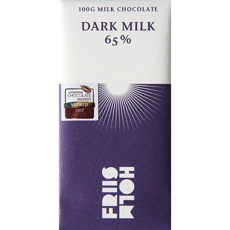 Friis Holm Beste Milchschokolade Dark Milk 65% Kakaogehalt
