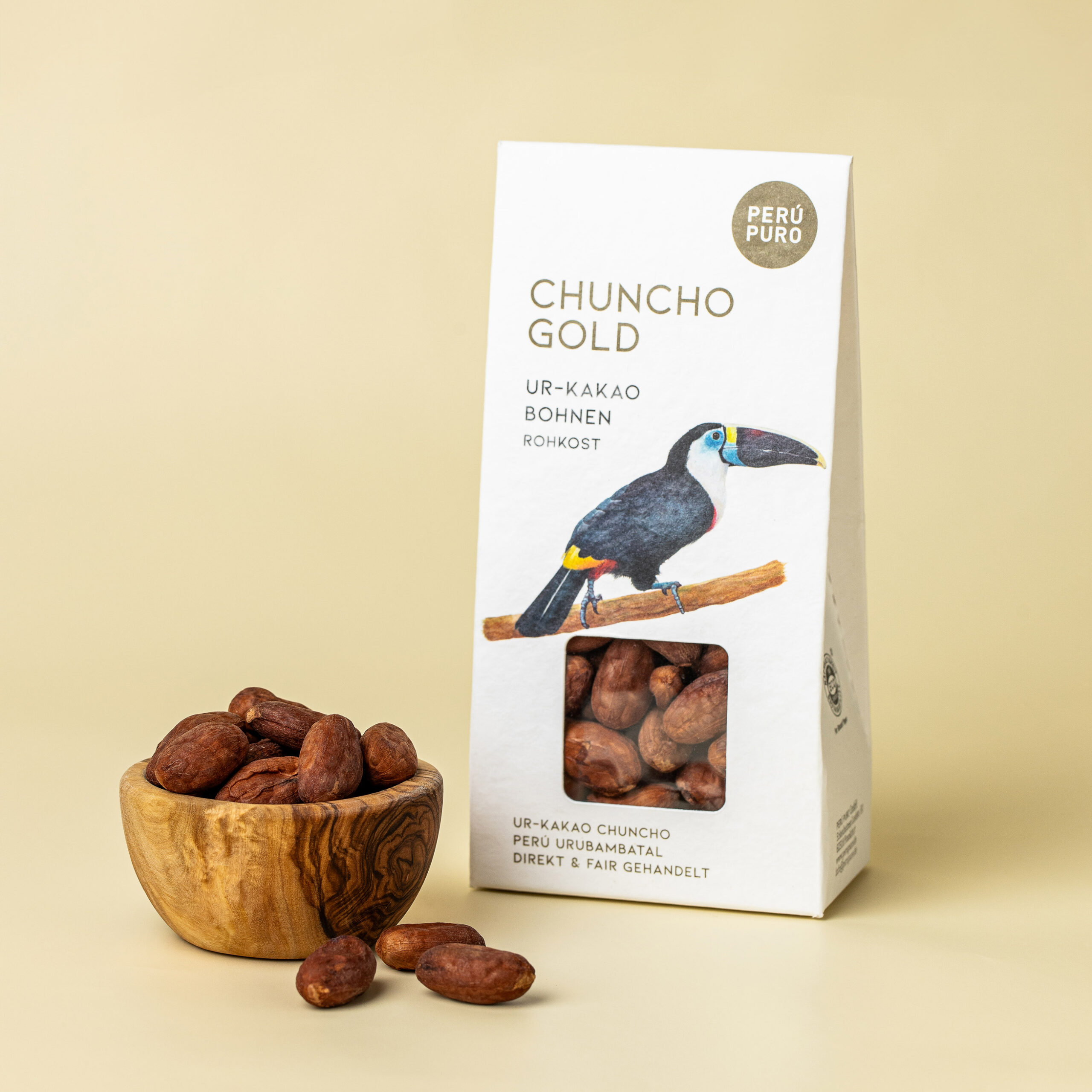 PERÙ PURO | Rohe Kakaobohnen »Peru« | BIO | 100g