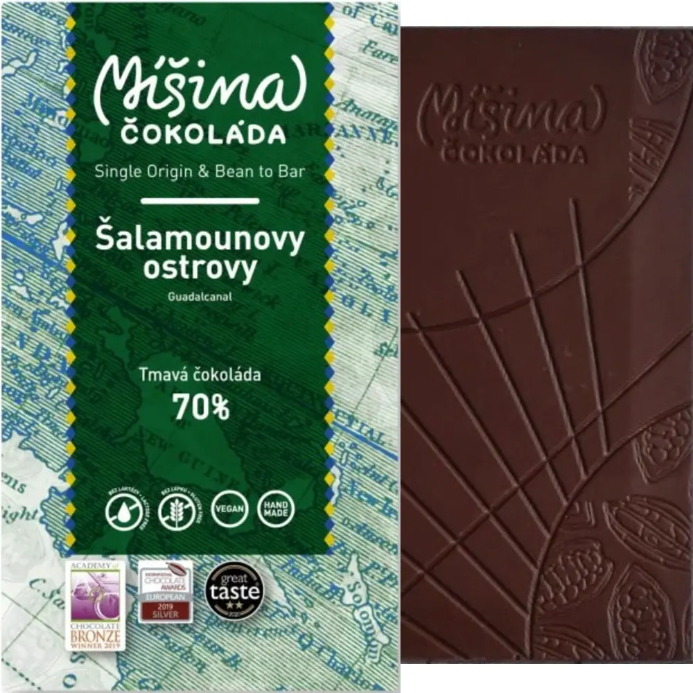 Solomon Island Prämierte Schokoladen von Misina Prag
