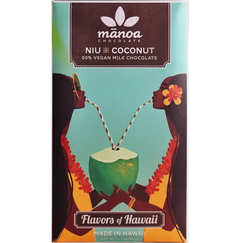 MANOA Chocolate - Flavors of Hawaii »Coconut« Schokolade 65% | 60g 
