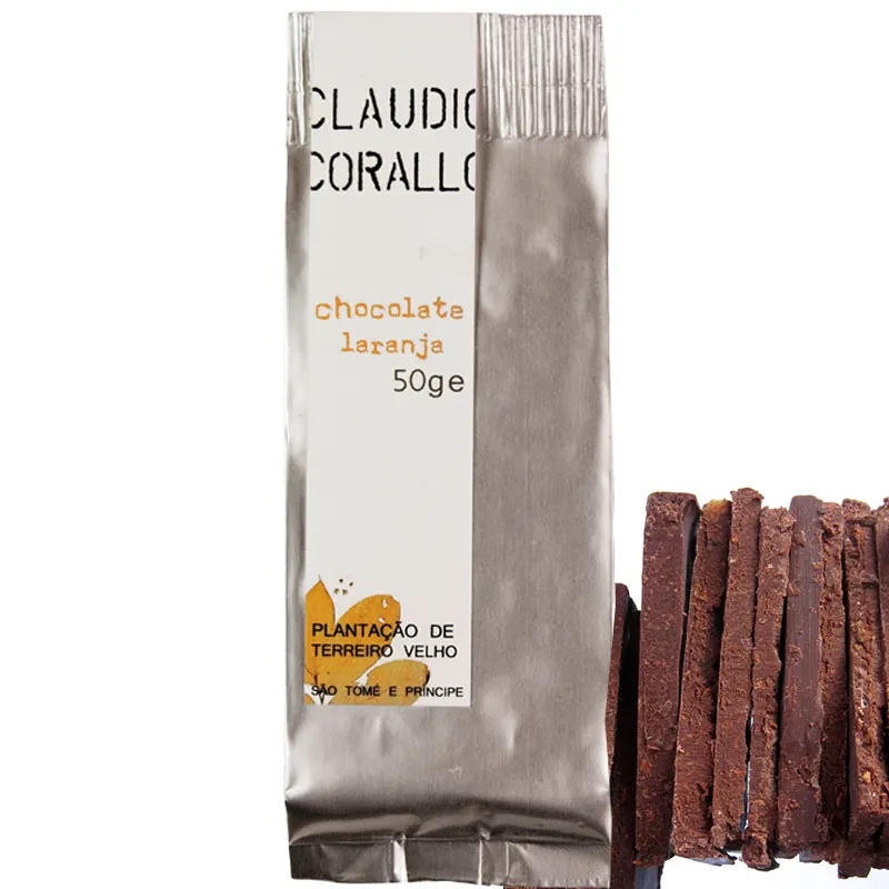 Laranja Schokolade mit Oraange von Claudio Corallo Sao tome
