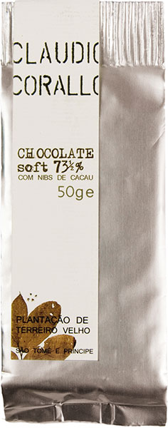 Schokolade mit Kakaonibs von Claudio Corallo