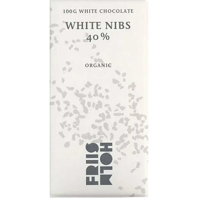 Friis Holm Weiße Schokolade White mit Nibs