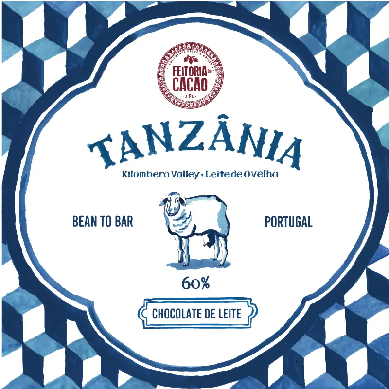 Milchschokolade Tanzania 60% von feitoria do Cacao