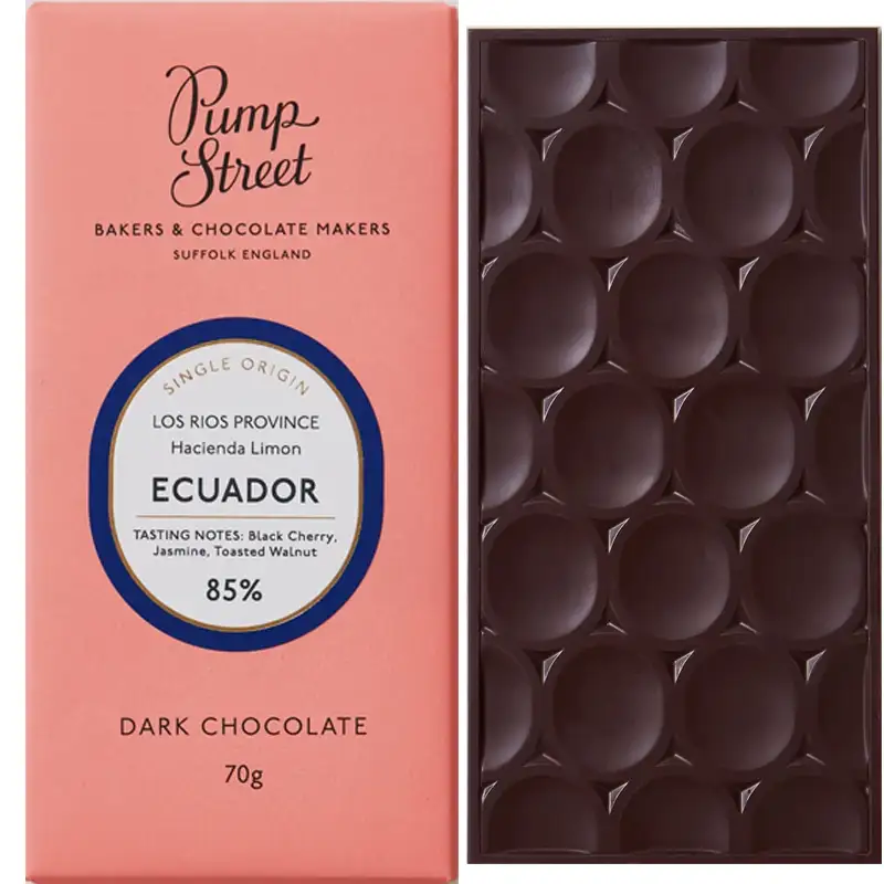 Schokolade von PumpstreetEcuador 85% Schokolade von Pumpstreet Bakers & Chocolate Makers Bakers & Chocolate Makers