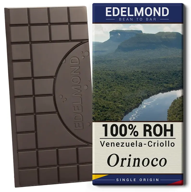 100% Rohschokolade Orinoco von Edelmond