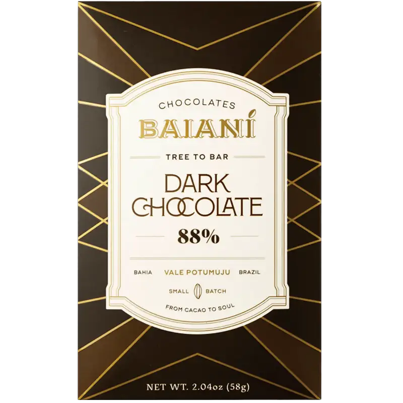 Dunkle 88% Schokolade von Baiani Brasilien