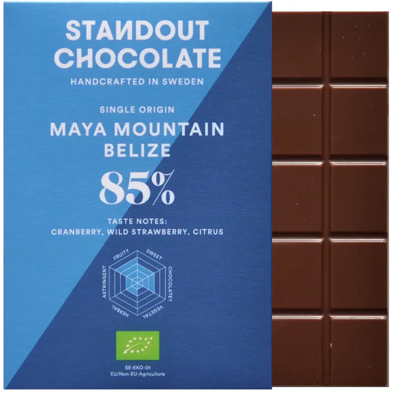 Maya Mountain Belize Schokolade von Standout Chocolate
