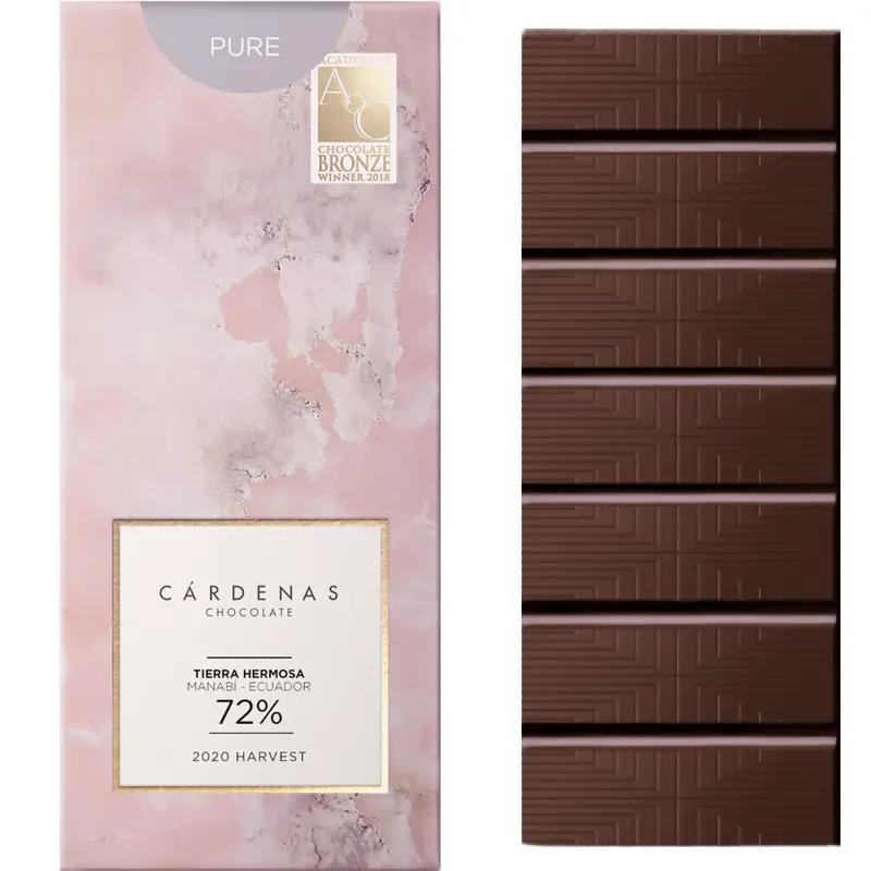 Pure prämierte Schokolade Terra Hermosa von Cardeans Chocolate