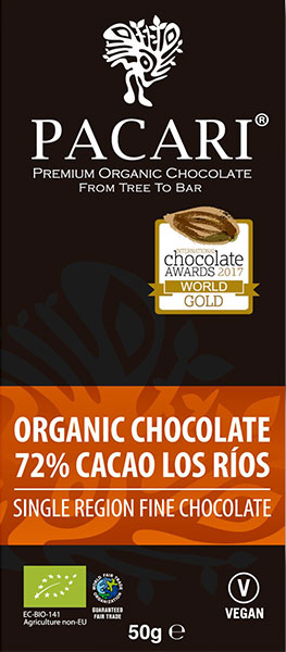 PACARI Schokolade »Los Rios« Ecuador 72%