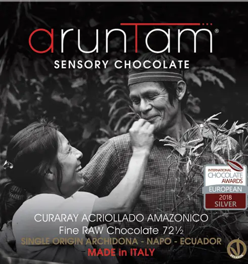 Sensory Schokolade Curraray Amazonico Raw Ecuador von Aruntam