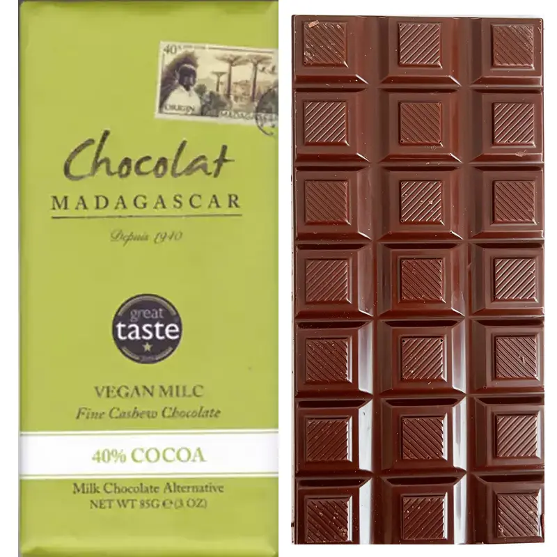 Vegane Schokolade Cashew von Chocolate Madagascar