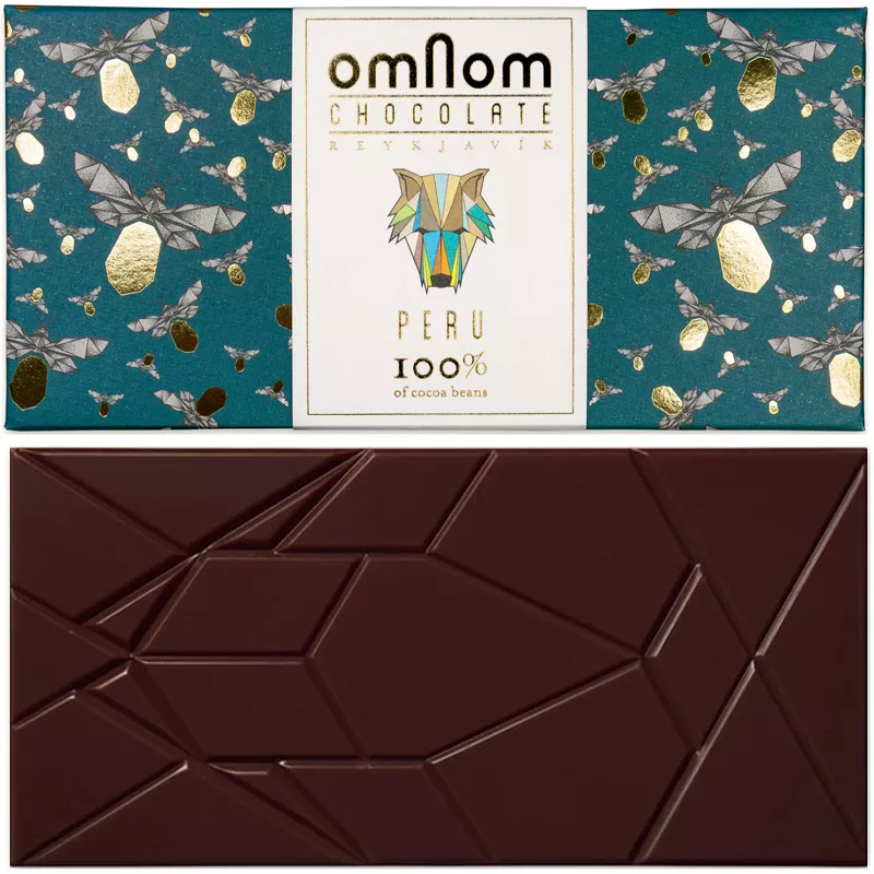 Schokolade mit 100% kakaomasse von Omnom Rekjavik