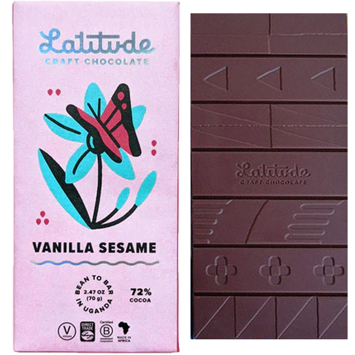 Latitude Schokolade White Sesam aus Uganda