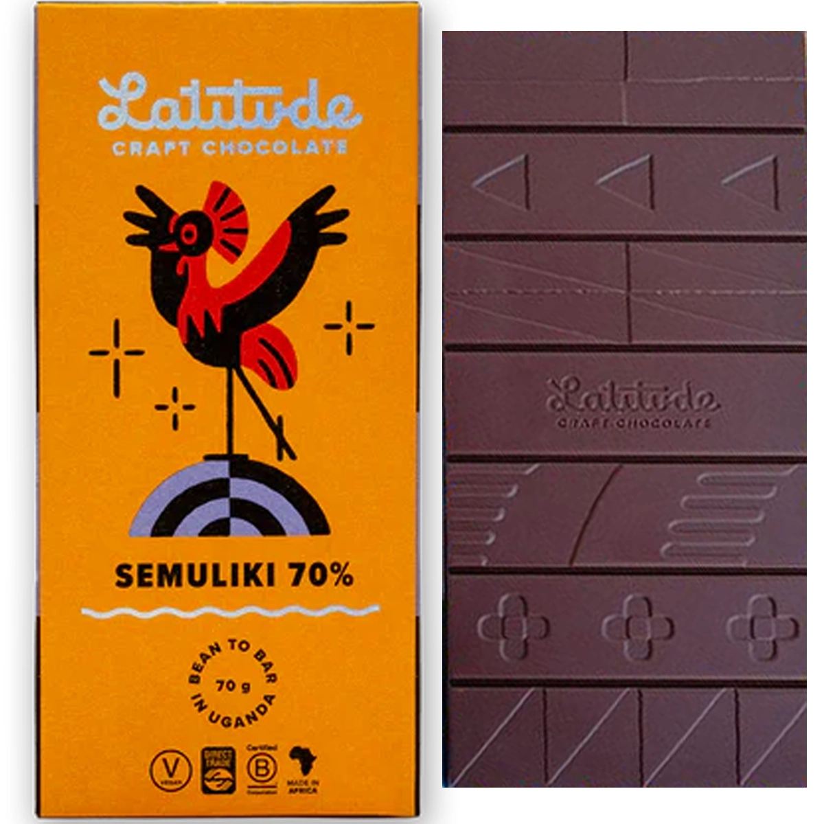 Latitude Schokolade Semuliki aus Uganda mit 79% Kakaogehalt