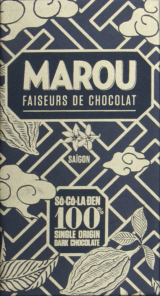MAROU Schokoladen | Dunkle »Sô-Cô-Laden« Kakaomasse 100% | 60g MHD 18.06.2023