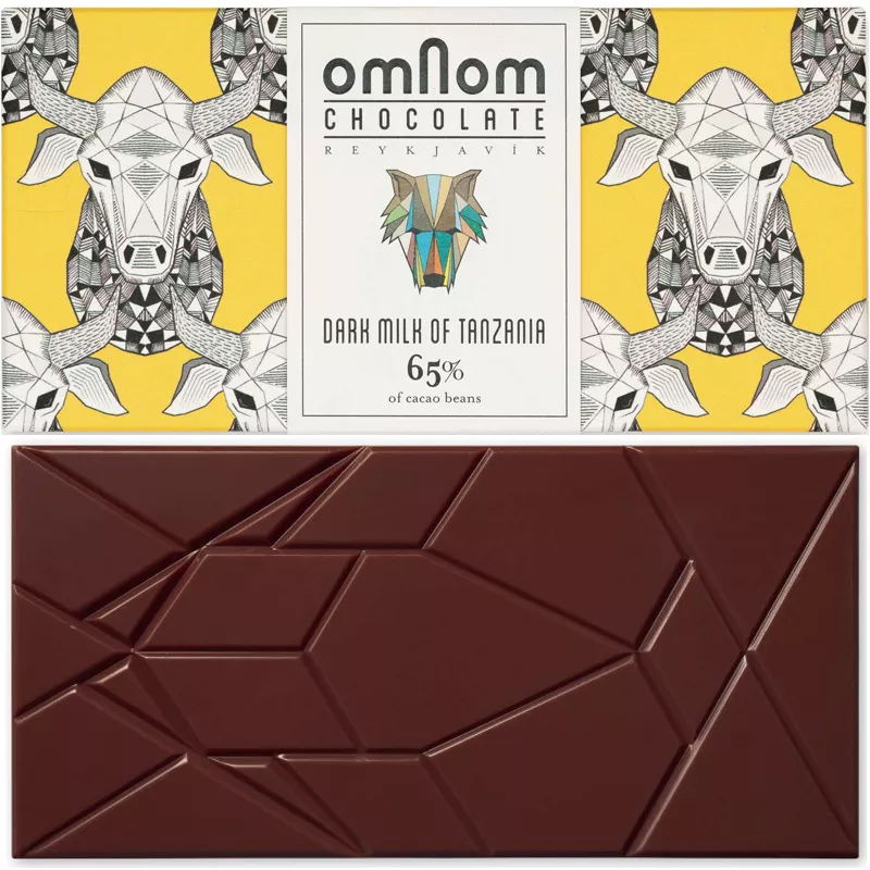 OMNOM Chocolate | Milchschokolade »Dark Milk of Tanzania« 65% | 60g MHD 30.08.2026 Tanzania Milchschokolade von Omnom