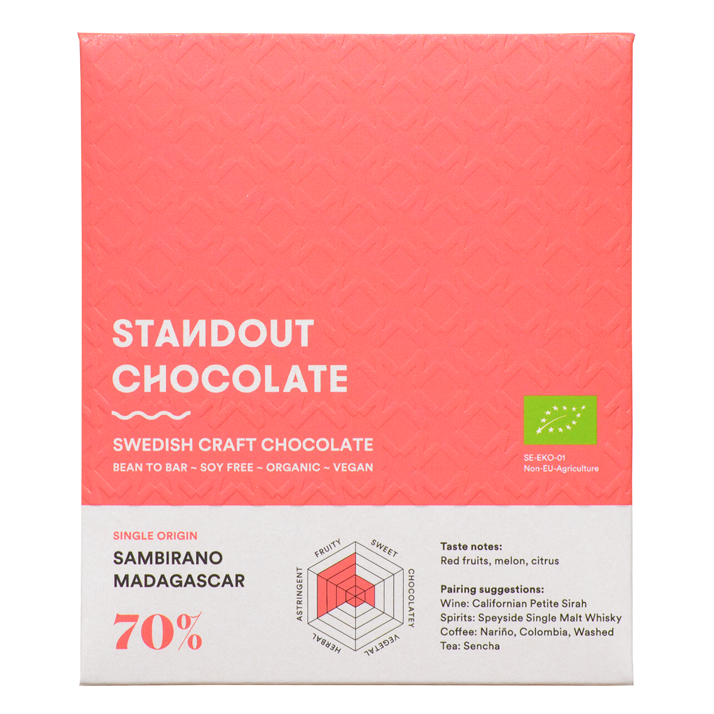 STANDOUT CHOCOLATE | Dunkle Schokolade Madagaskar »Sambirano Madagascar« 70% | 50g