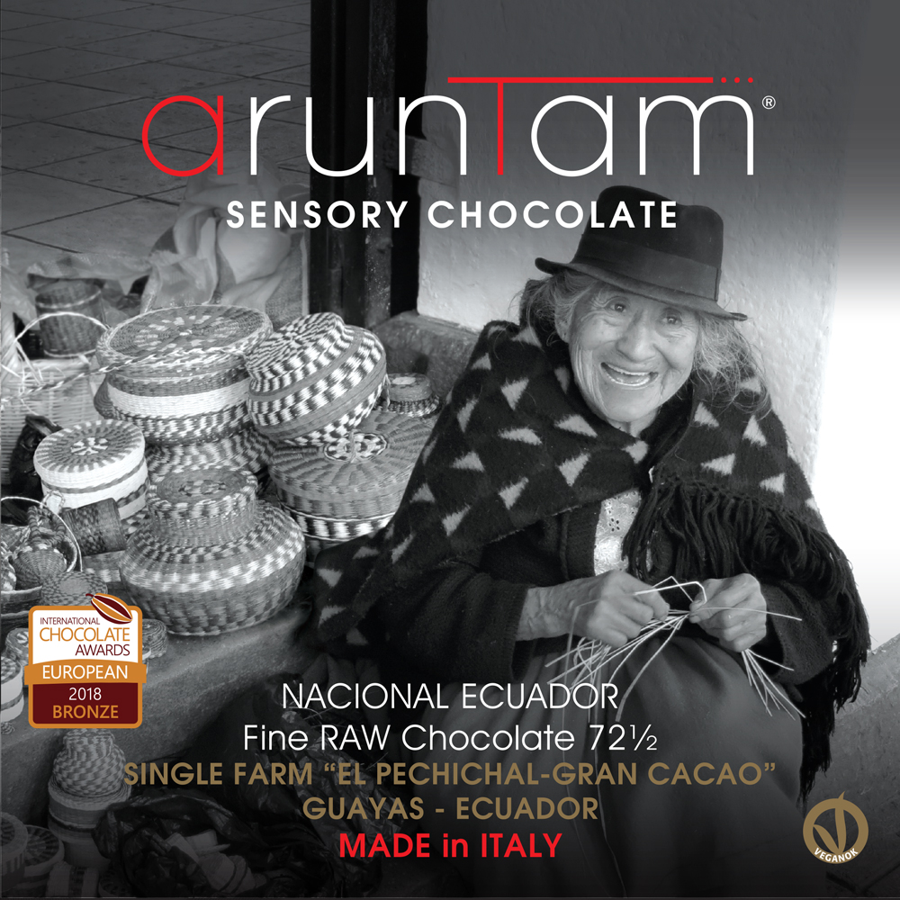 ARUNTAM | Dunkle Schokolade »National Ecuador Fine Raw« El Pechichal 72,5% | 50g