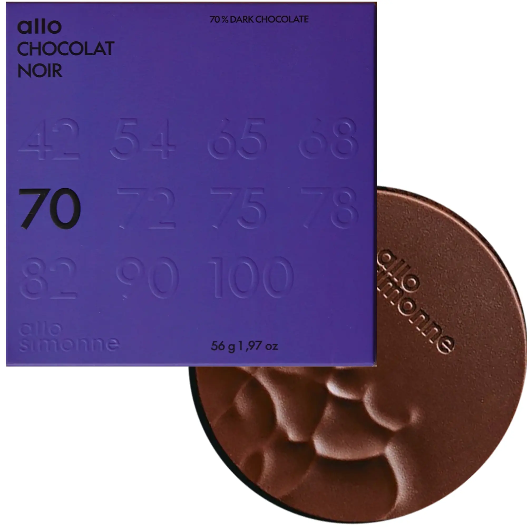 ALLO SIMONNE | Dunkle Schokolade »Noir - Perou« 70% | 56g Perou Schokolade von Allo Simonne Montreal