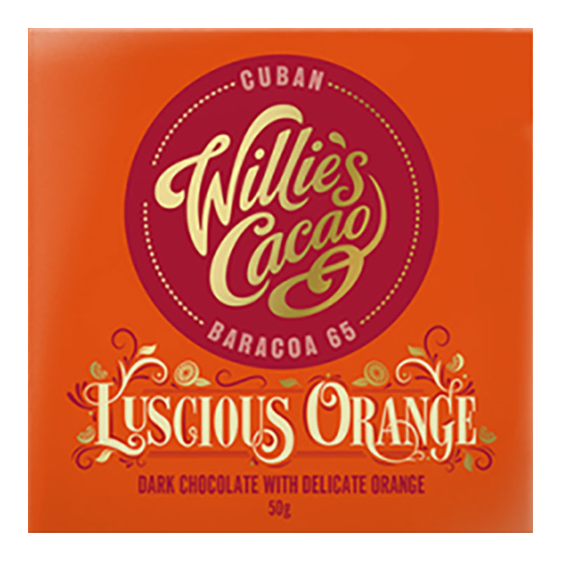 WILLIE's Cacao | Dunkle Schokolade »Luscious Orange« 65% | 50g