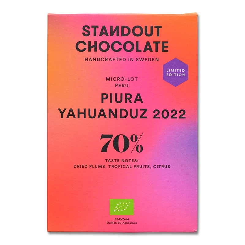 Piura Peru Schokolade von Standout Chocolate