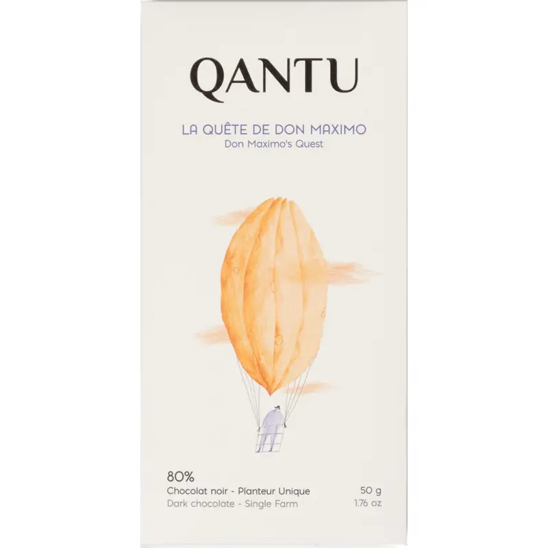80% Schokolade von Qantu Montreal