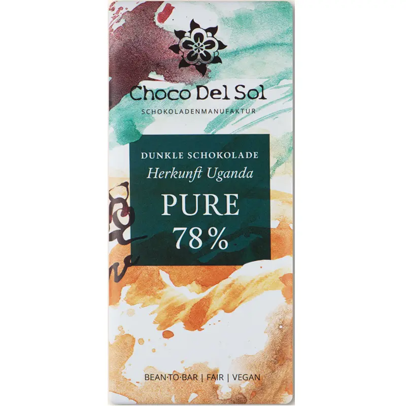 Pure 78% Schokolade von Choco del Sol