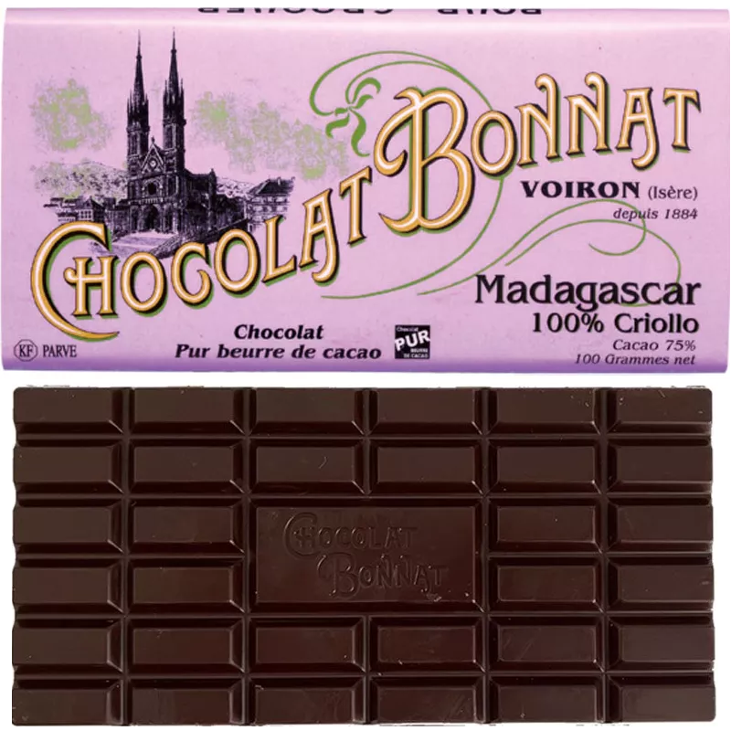 Madagascar Criollo Schokolade von Bonnat