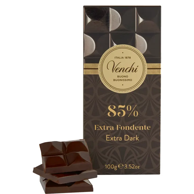 Extra Dark dunkle Schokolade mit 85% Kakao von Venchi