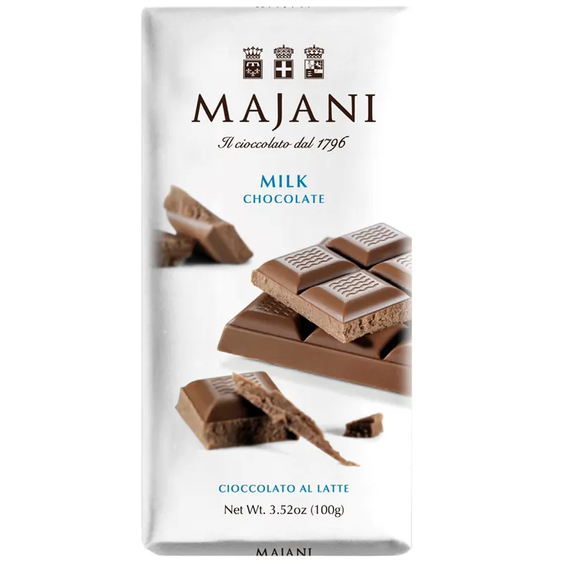 MAJANI | Milchschokolade »Milk« 33% | 100g Milchschokolade MILK Latte von Majani Italien